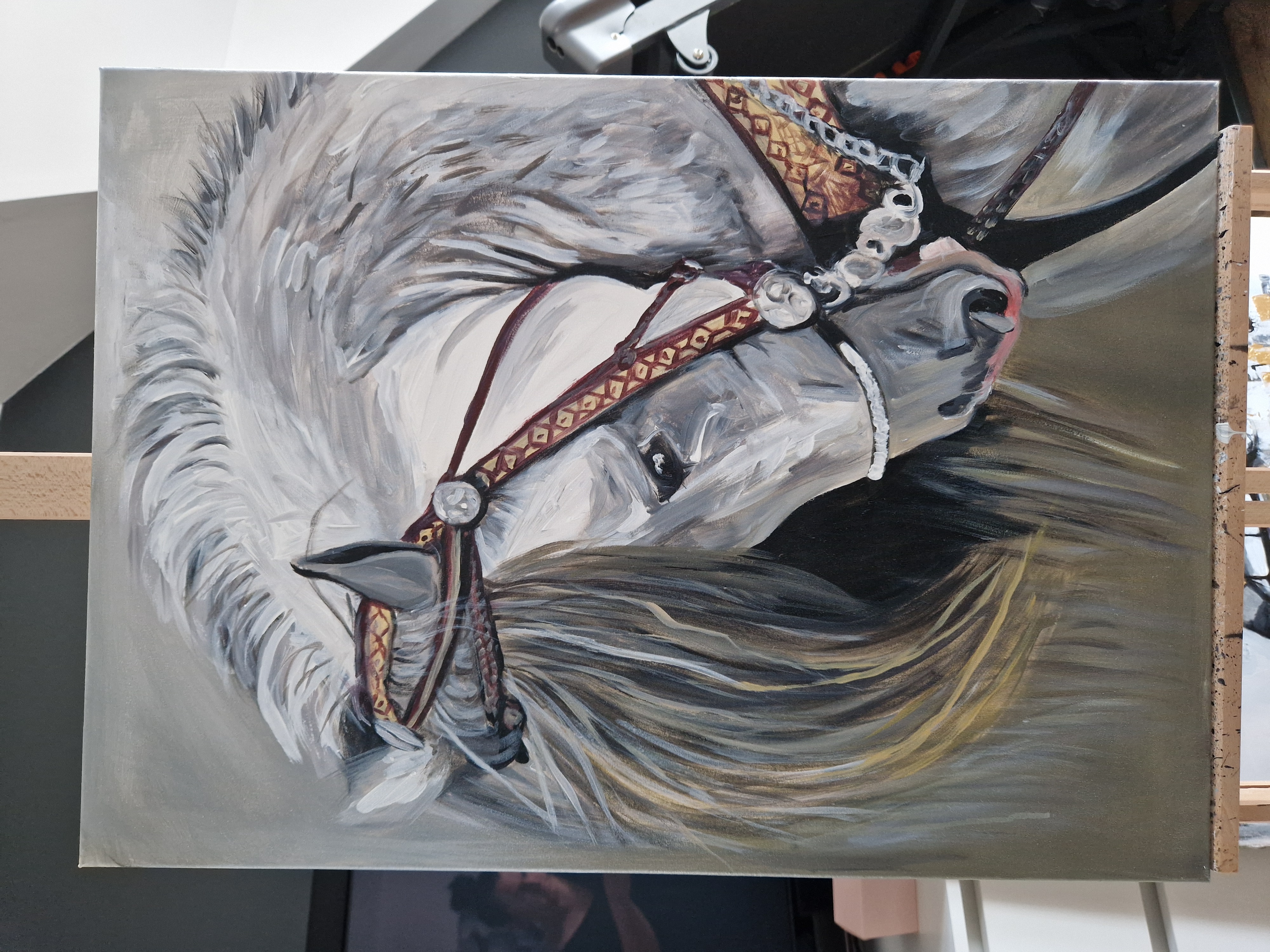 Obraz "Koń szary 2"