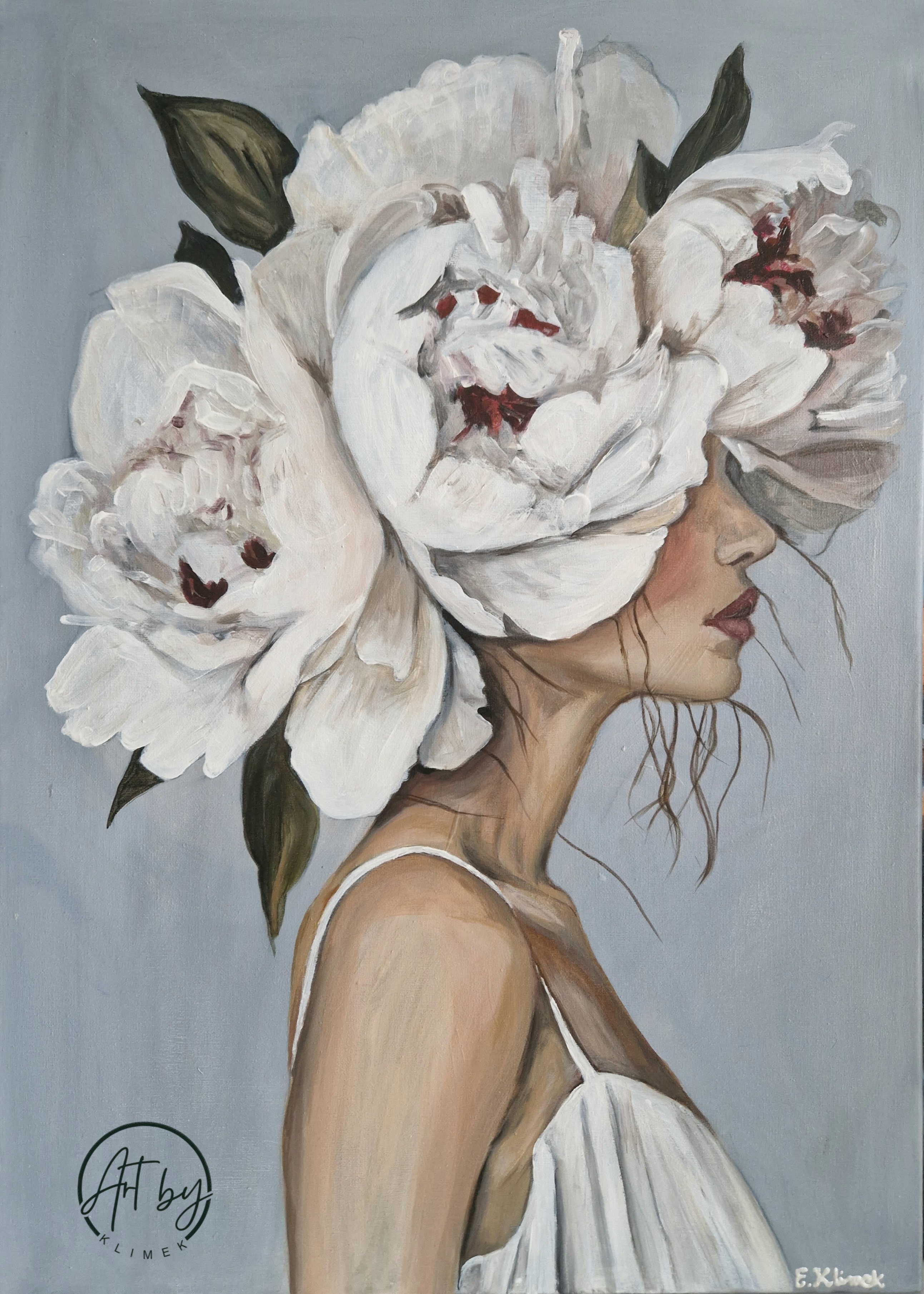 Obraz "Białe peonie"