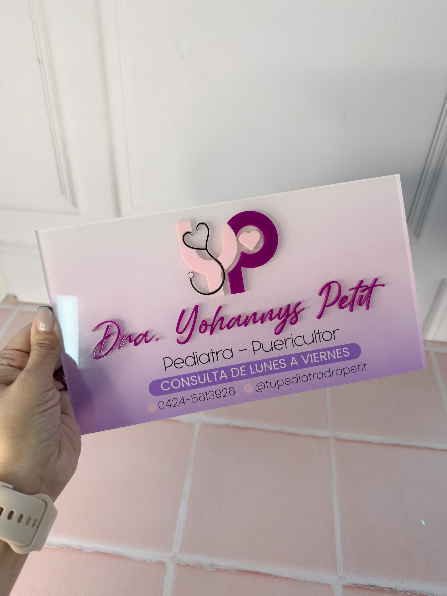 Placa Acrílica Consultorio 