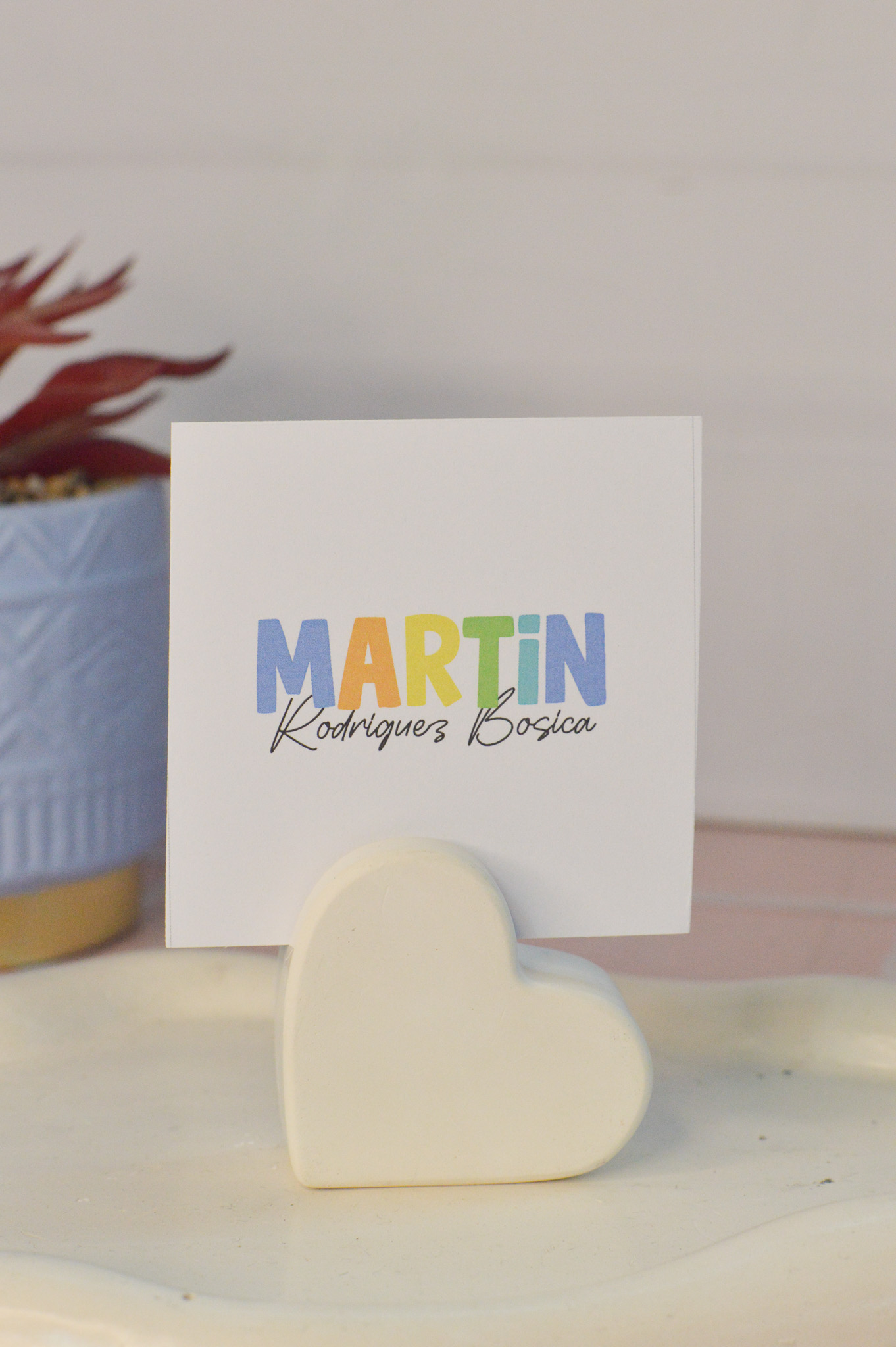 Tarjeta identificador de regalo