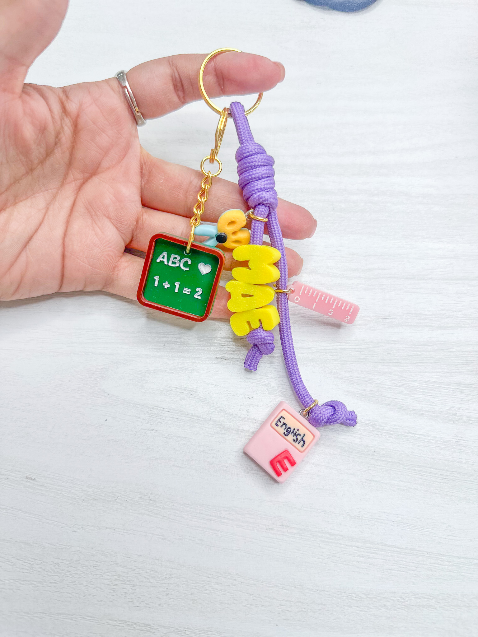 Llavero personalizado para maestra