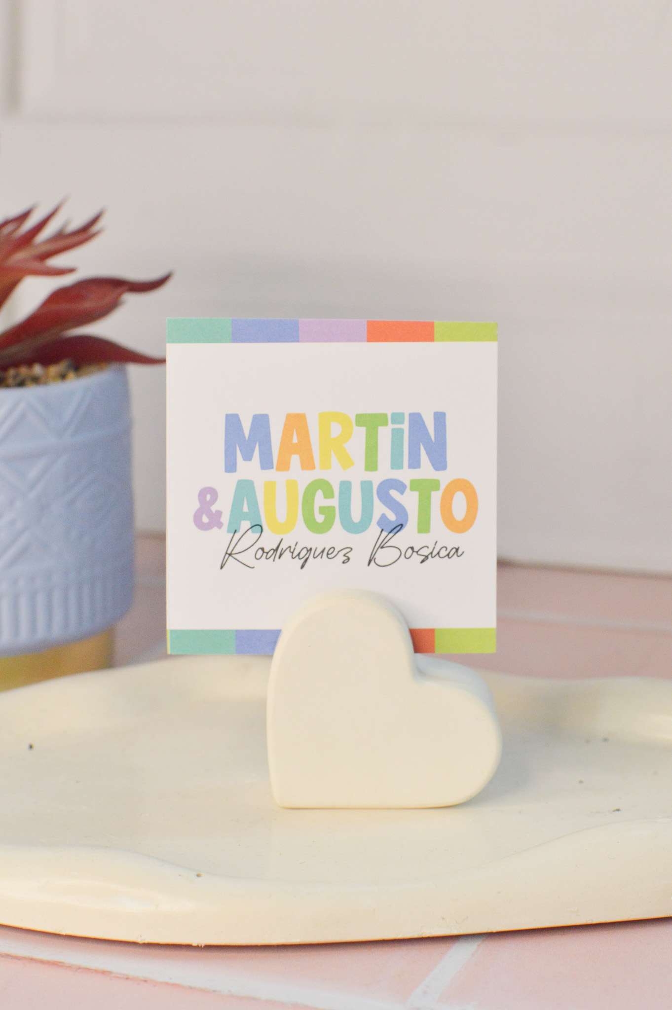 Tarjeta identificador de regalo