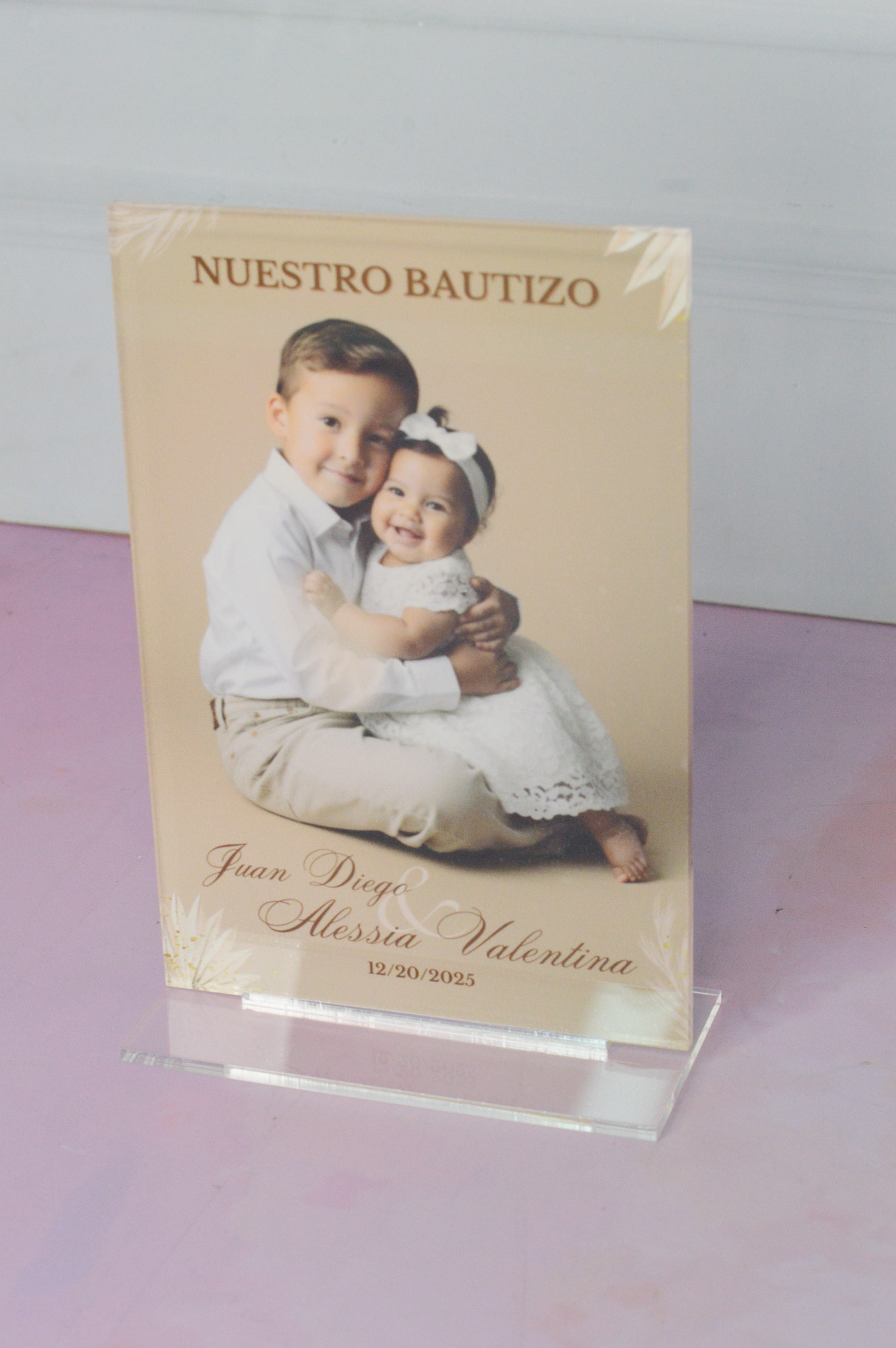 Portaretrato acrilico 12 unid