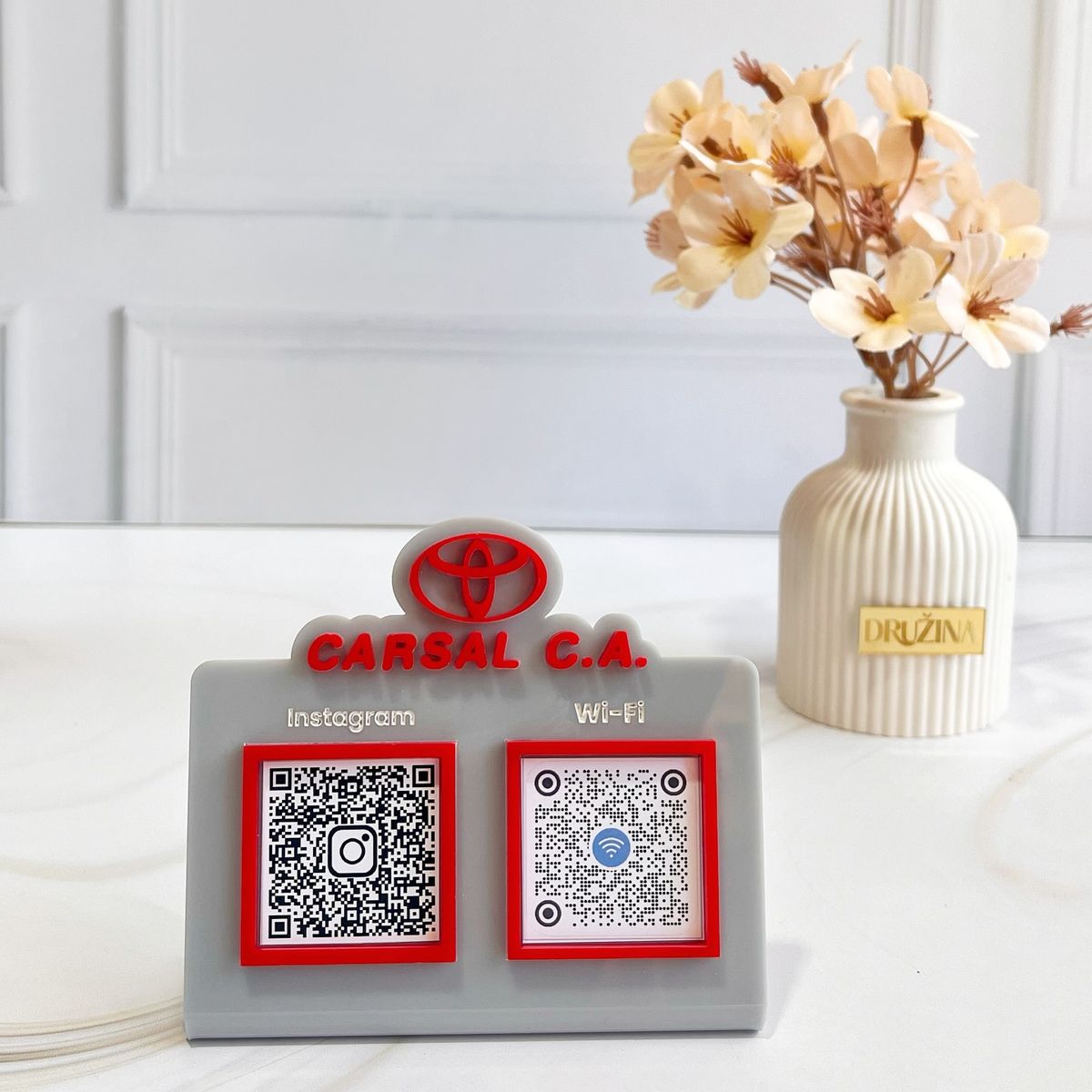 Hablador QR personalizado