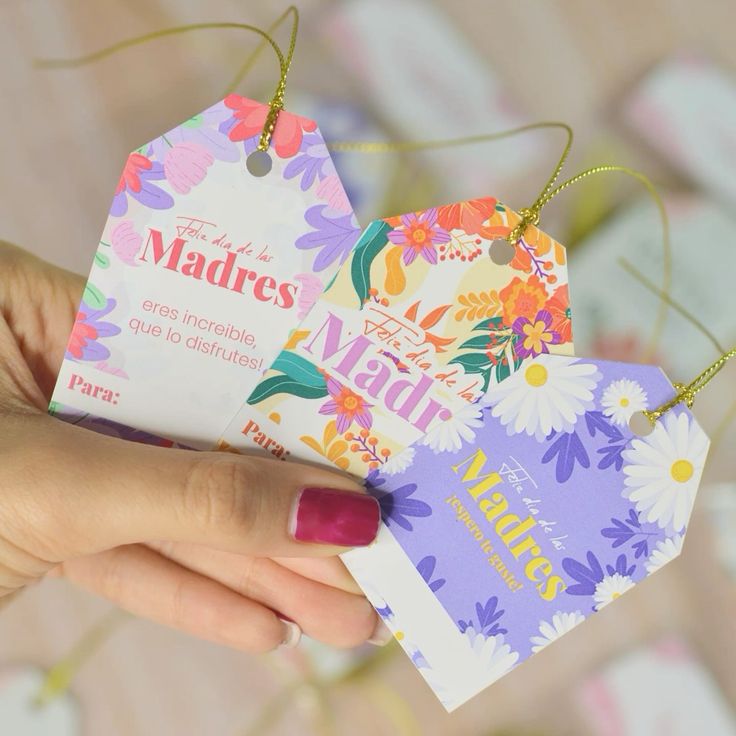 Tag Día de las Madres 12 unid