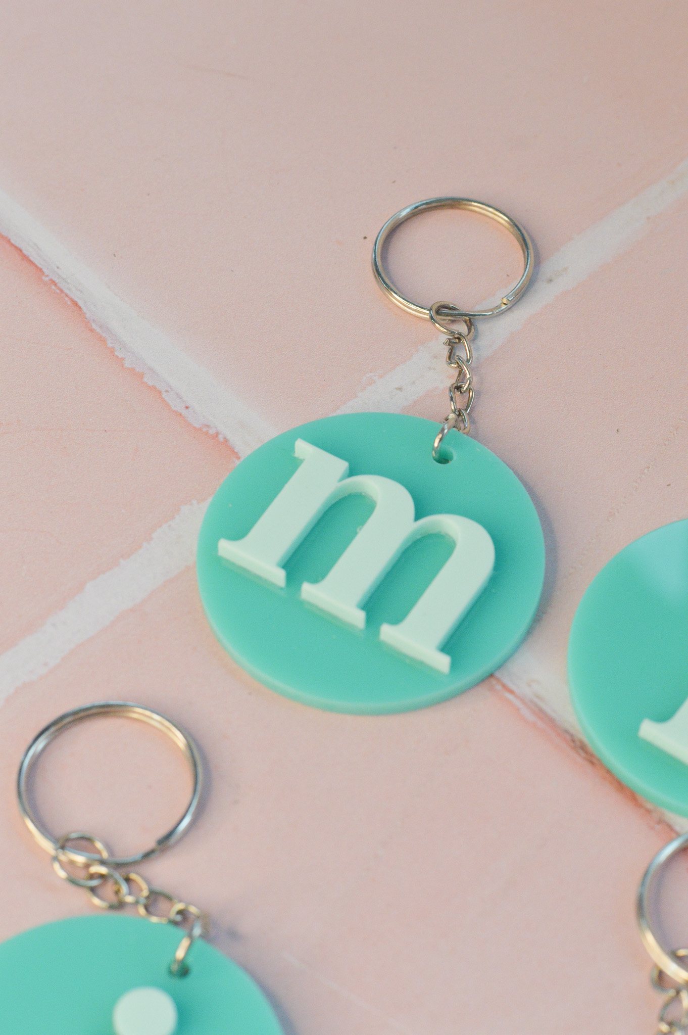 Llavero personalizado con inicial