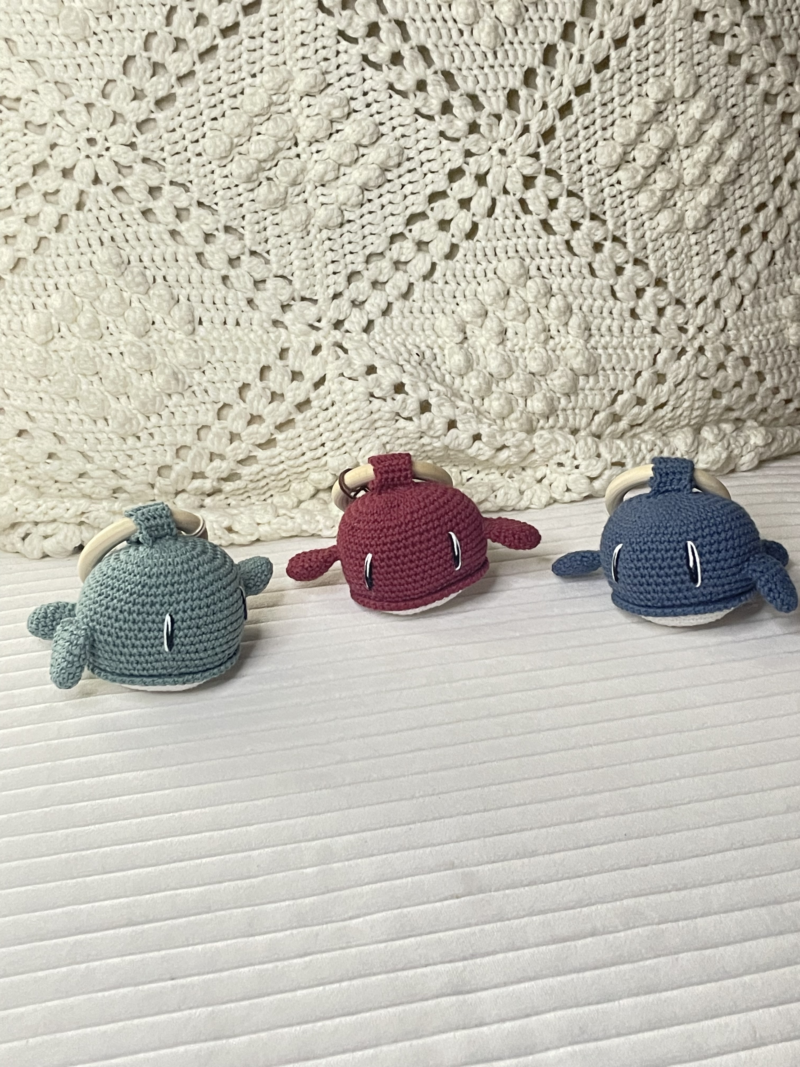 Hochets Baleine Crochetés