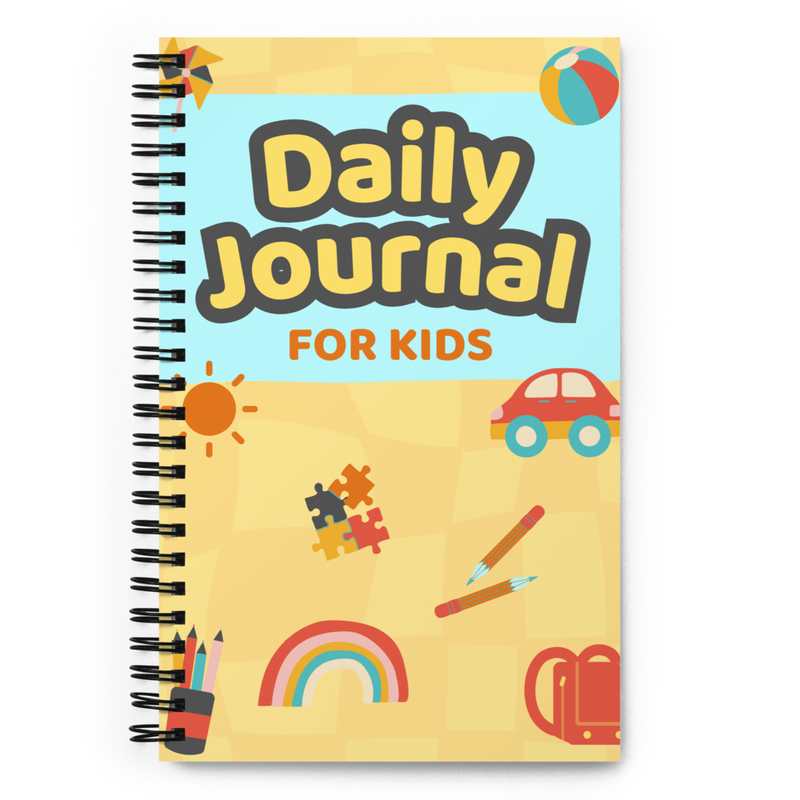 Daily Journal for Kids - Spiral notebook