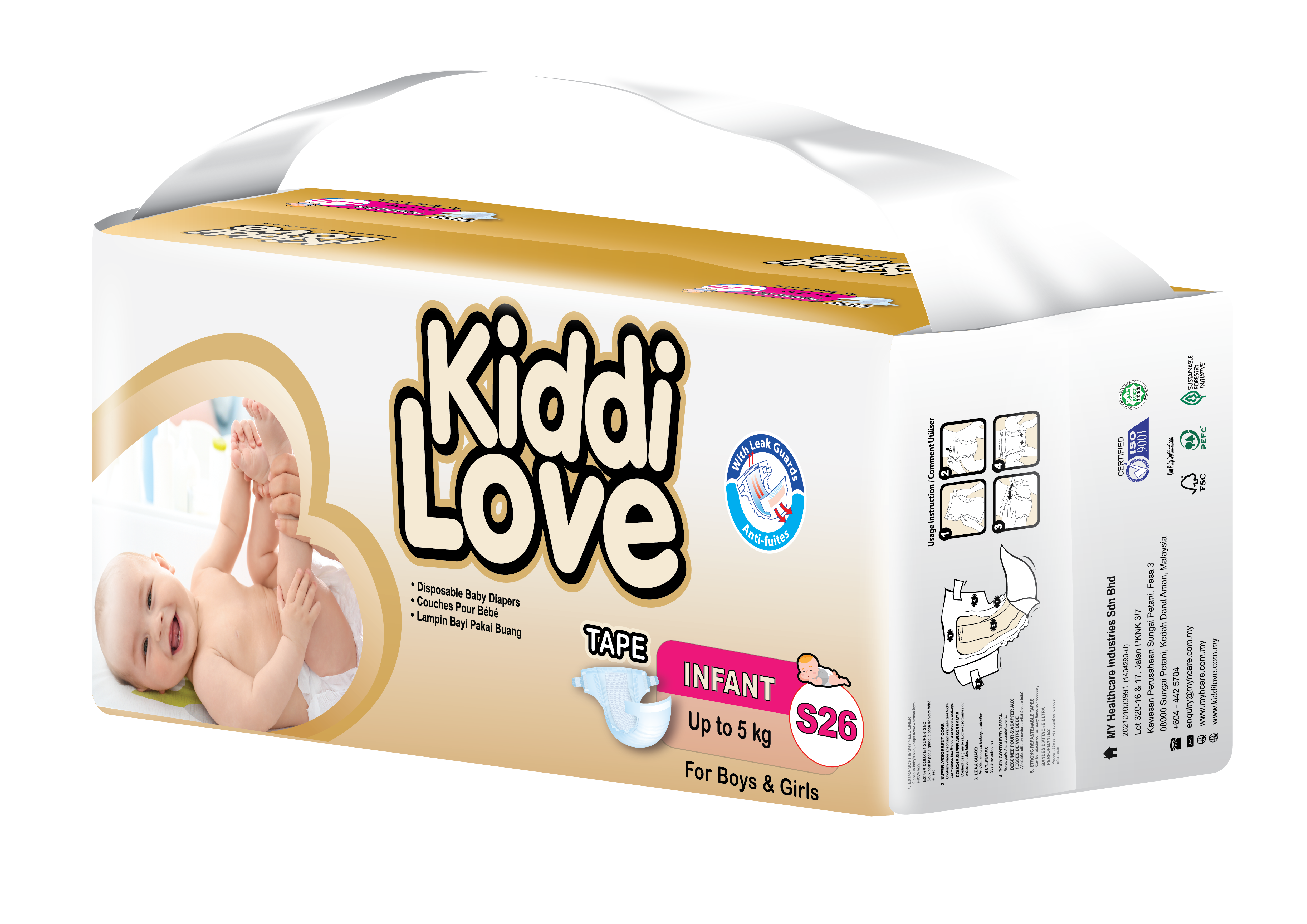 PAMPERS KIDDI LOVE S26 TAPE