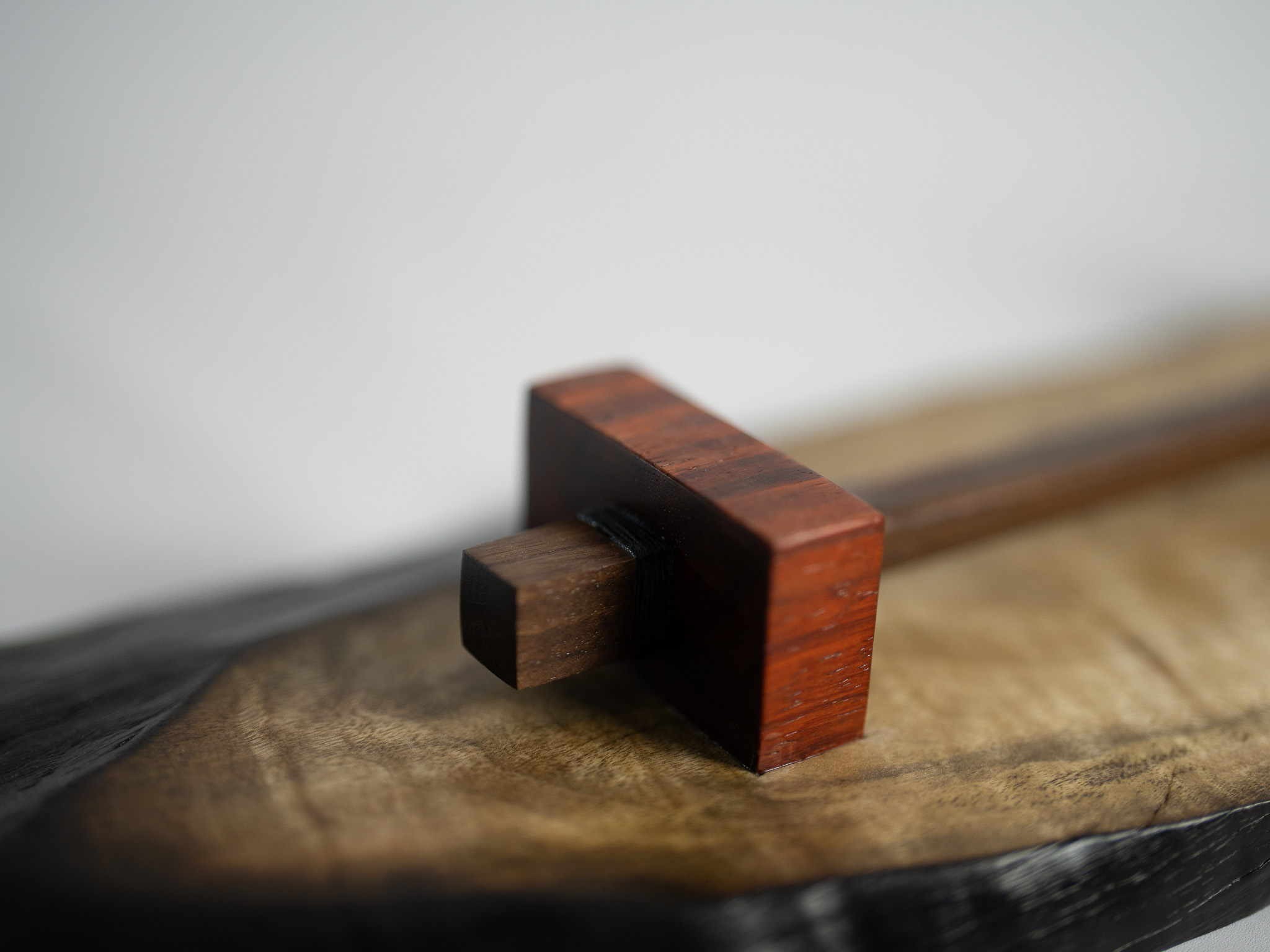 REST in myrtle, walnut + padauk