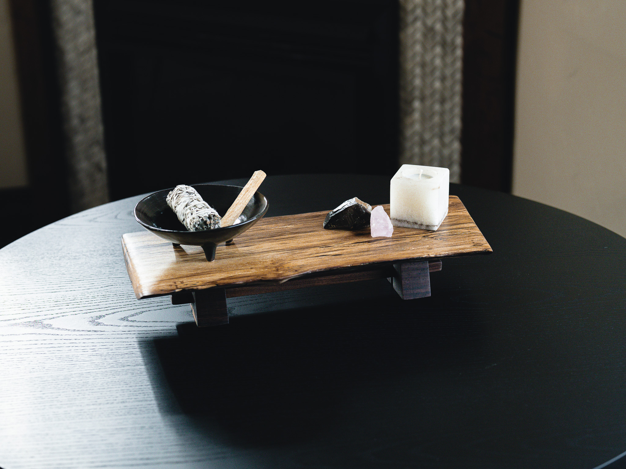 REST in myrtle, wenge + walnut