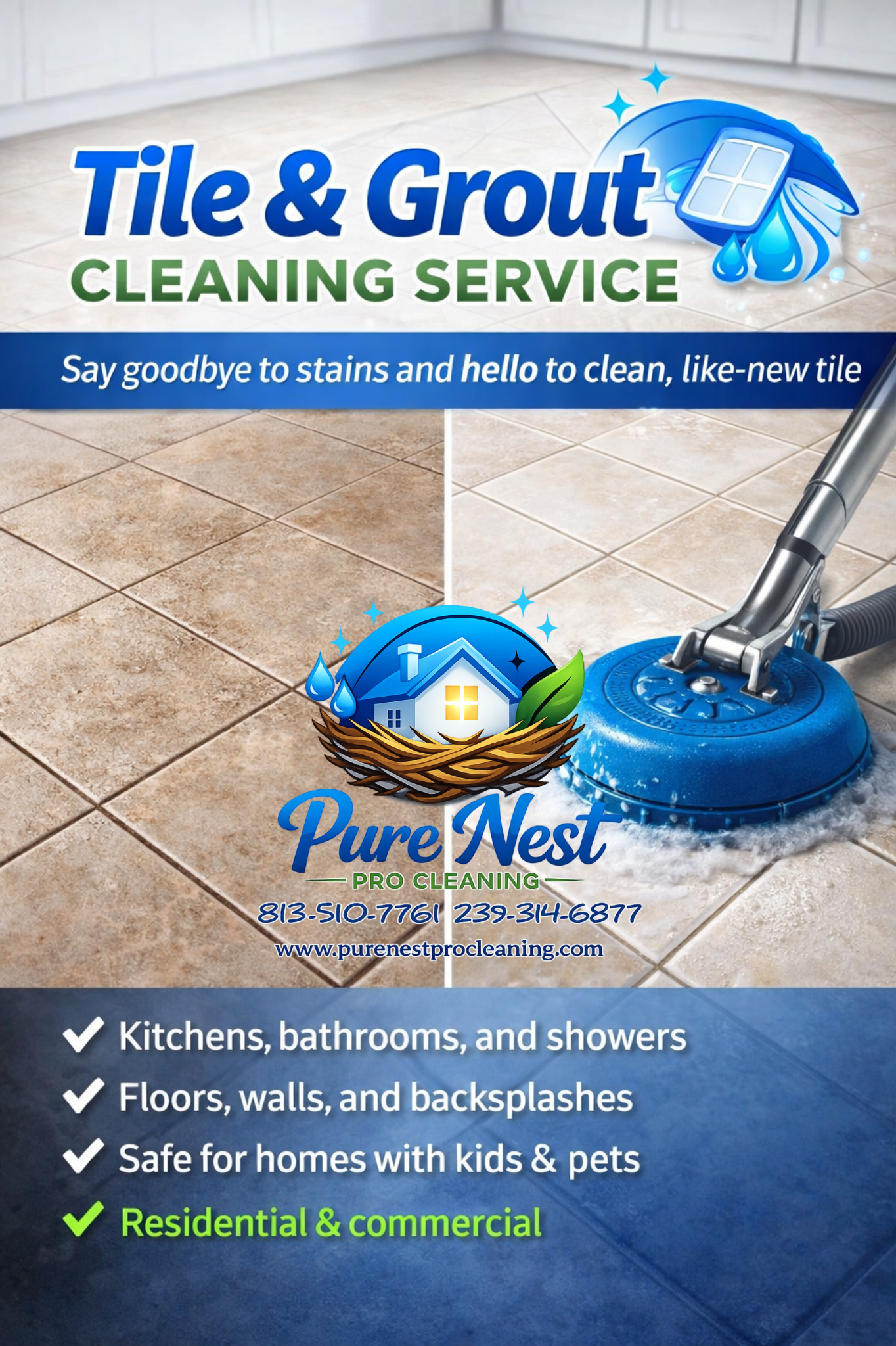 Tile and Grout Cleaning Services Estimate