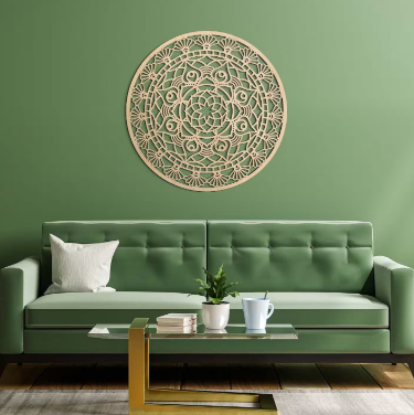 Dekoratives Friedensmandala