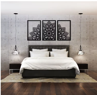 3-teiliges Mandala-Gemälde – Großzügigkeit