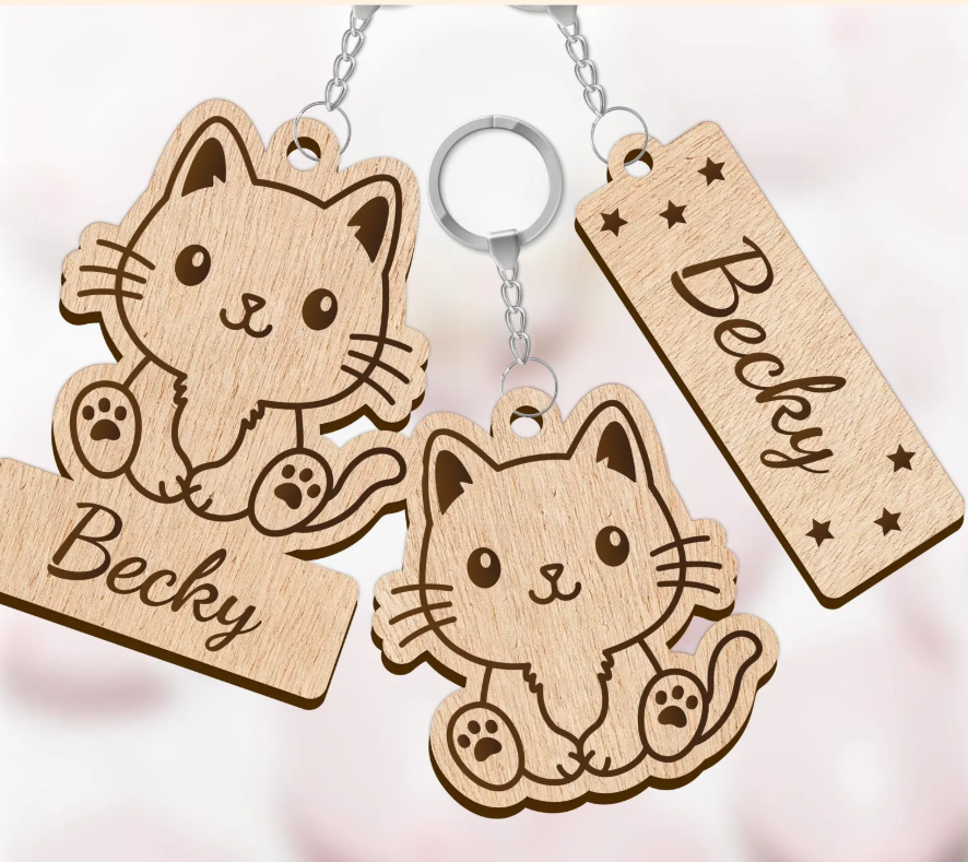 KATZENLIEBE AUS HOLZ