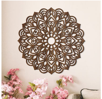 3D-Mandala für die Wand – Stern