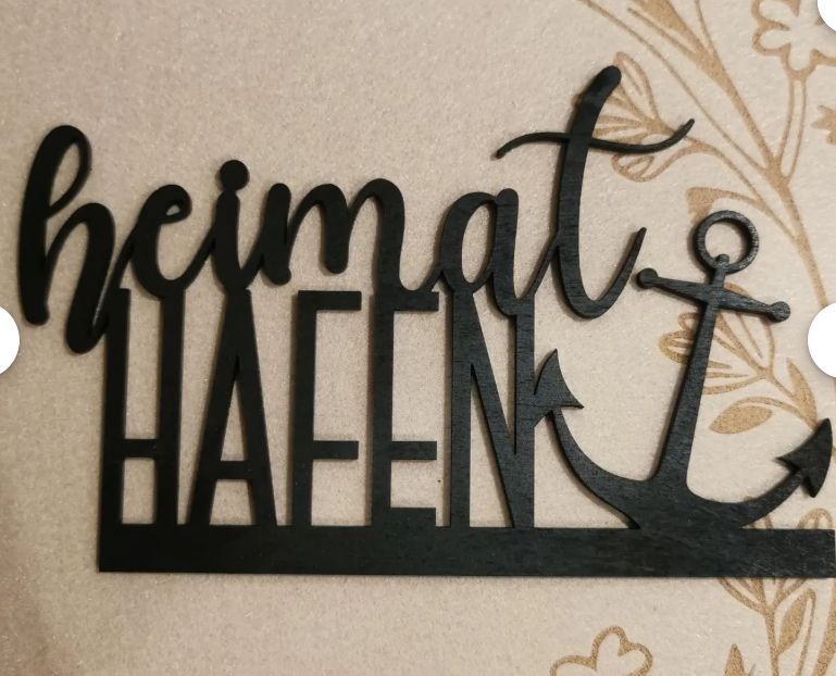 HOLZSCHILD „HEIMATHAFEN”