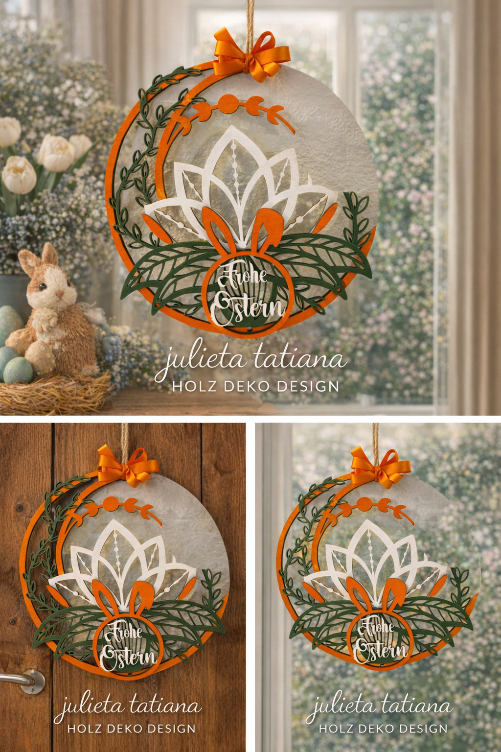 Oster Holzdeko Hänger