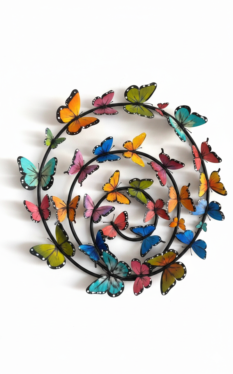 Metall-Wanddeko Schmetterlinge