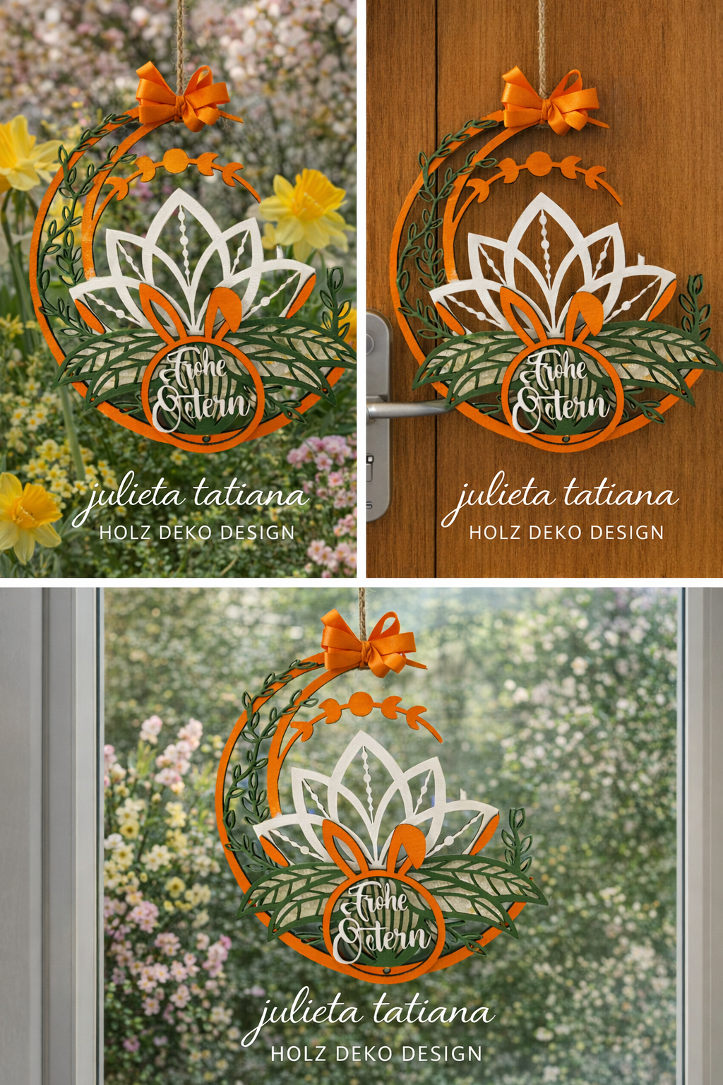 Oster Holzdeko Hänger