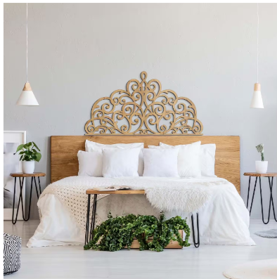 Wandbild fürs Bett – Vintage-Mandala