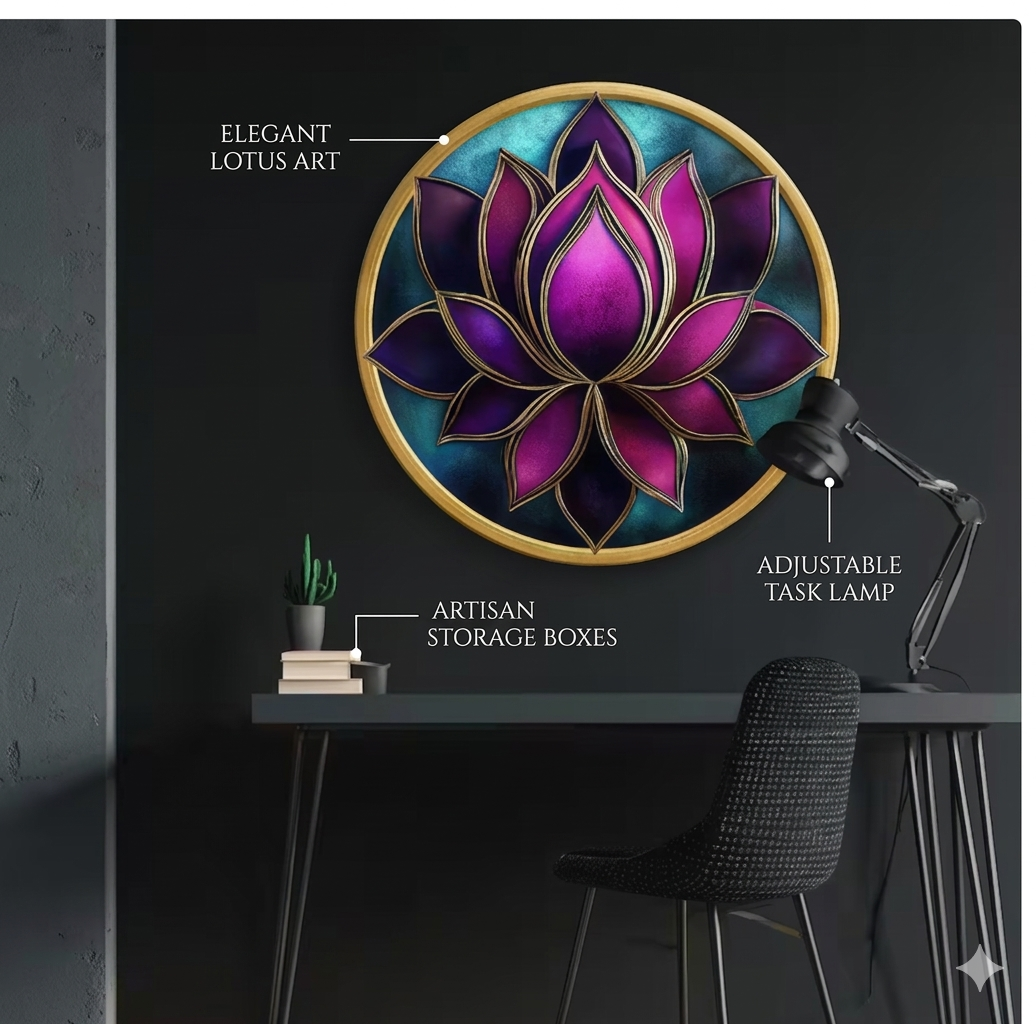 Wandmandala – Viola