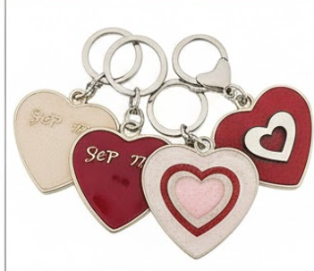 Herzförmige Schlüsselanhänger
