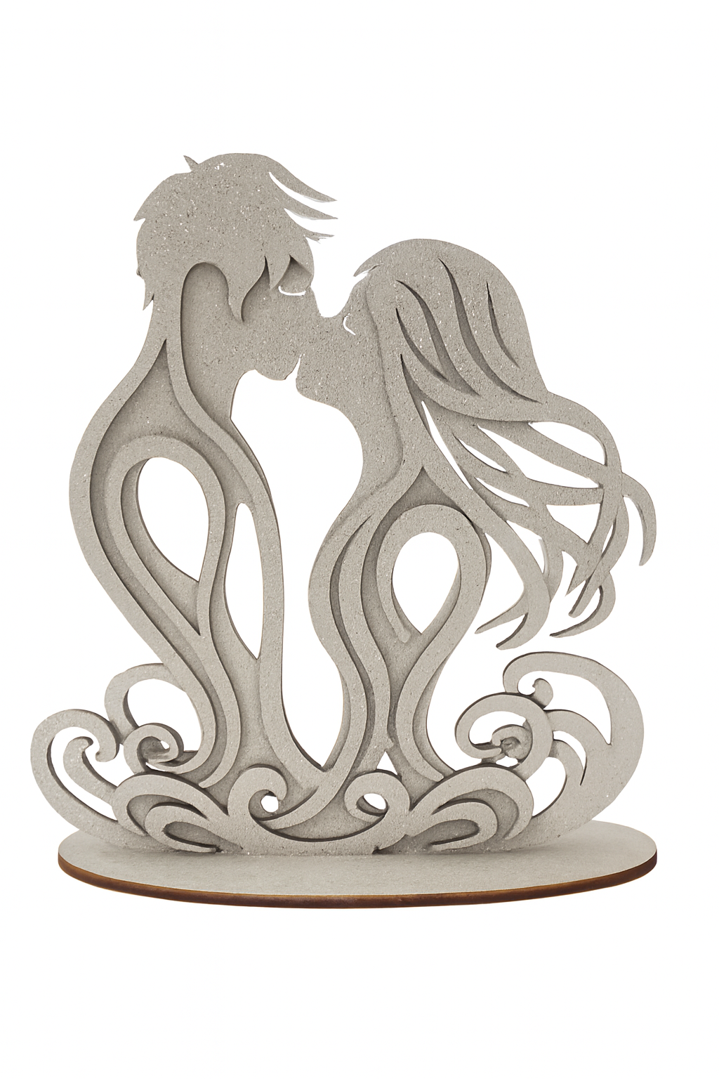 Dekorative Liebesfigur aus Holz