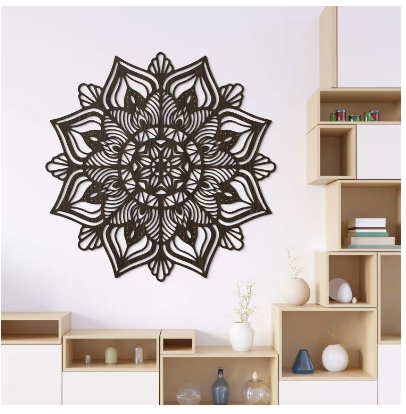 Mandala-Familie – Wandbild