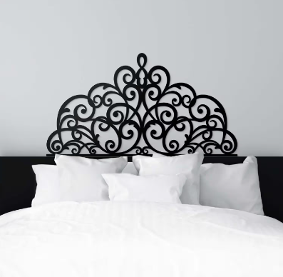 Wandbild fürs Bett – Vintage-Mandala