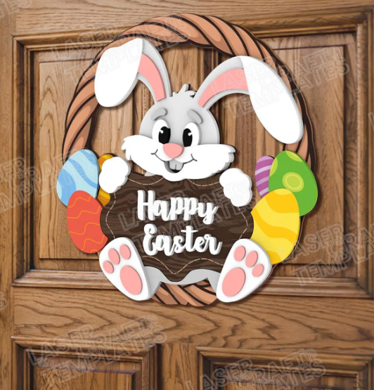 OSTERKORB DEKO MIT HASE