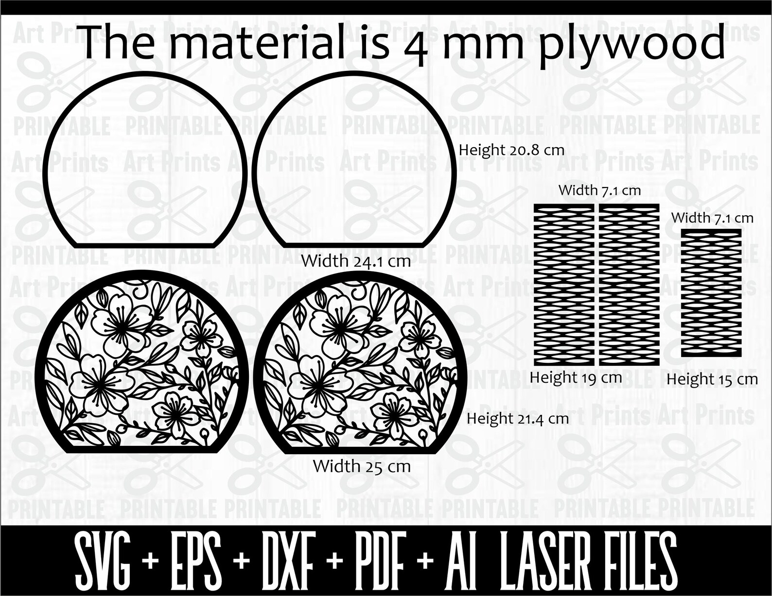 Holz Tischlampe Baum des Lebens