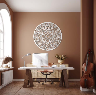 Dekoratives Friedensmandala