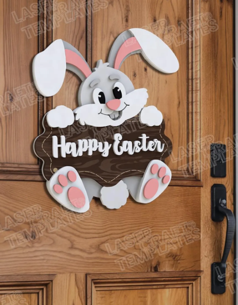 OSTERKORB DEKO MIT HASE