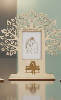 Holz-Fotorahmen Geschenkset