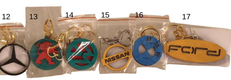 Herz Schlüsselanhänger Set