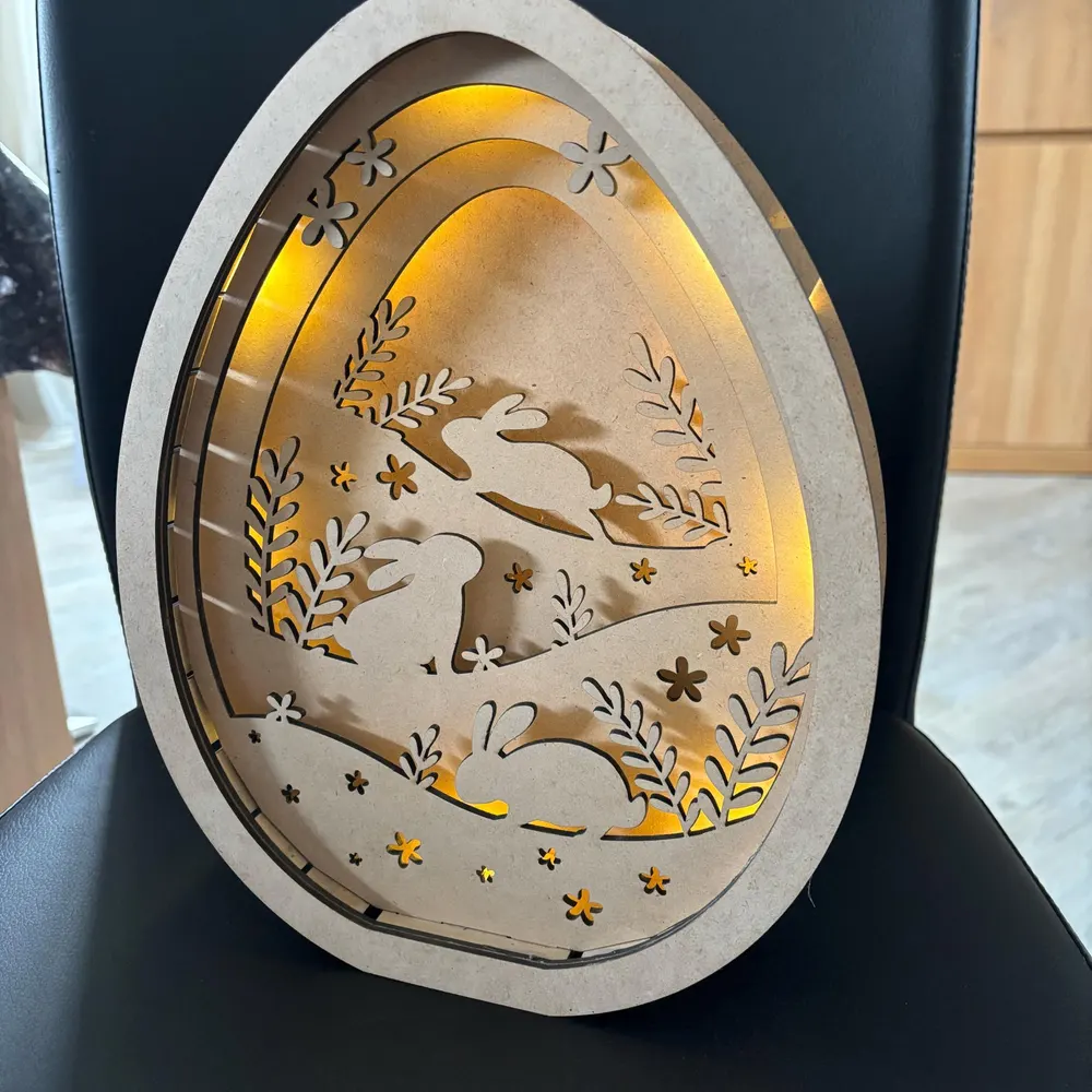 OSTERDEKO EI MIT LED