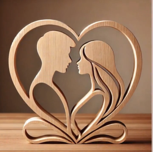 HOLZDEKO LIEBESPAAR – VALENTINSTAG