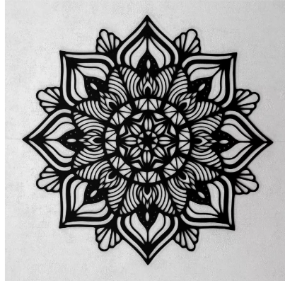 Mandala-Familie – Wandbild