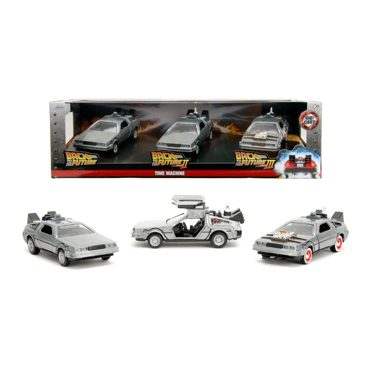 Back to the Future 1:32 Die-Cast (3-Pack)