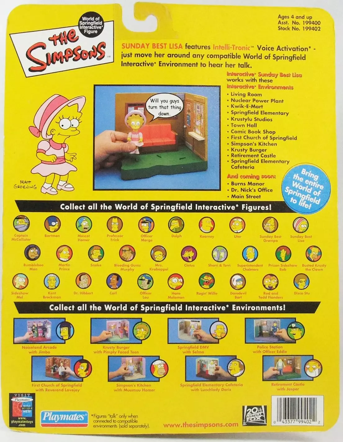 Lisa Simpson (Sunday Best) Los Simpsons Playmates