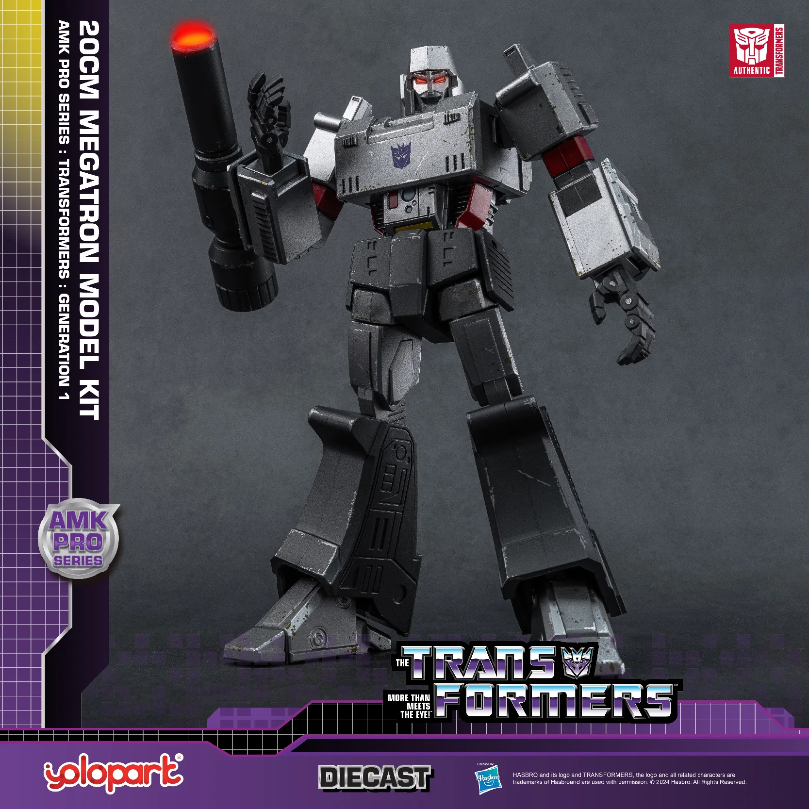 Megatron (20cm) Diecast AMK PRO Series - Transformers Generation One Model kit