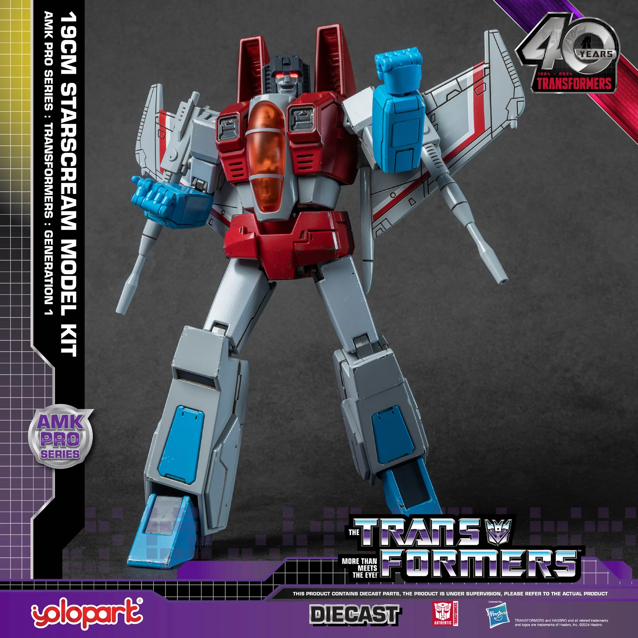 Starscream (19cm) Diecast AMK PRO Series - Transformers Generation One Series Model Kit
