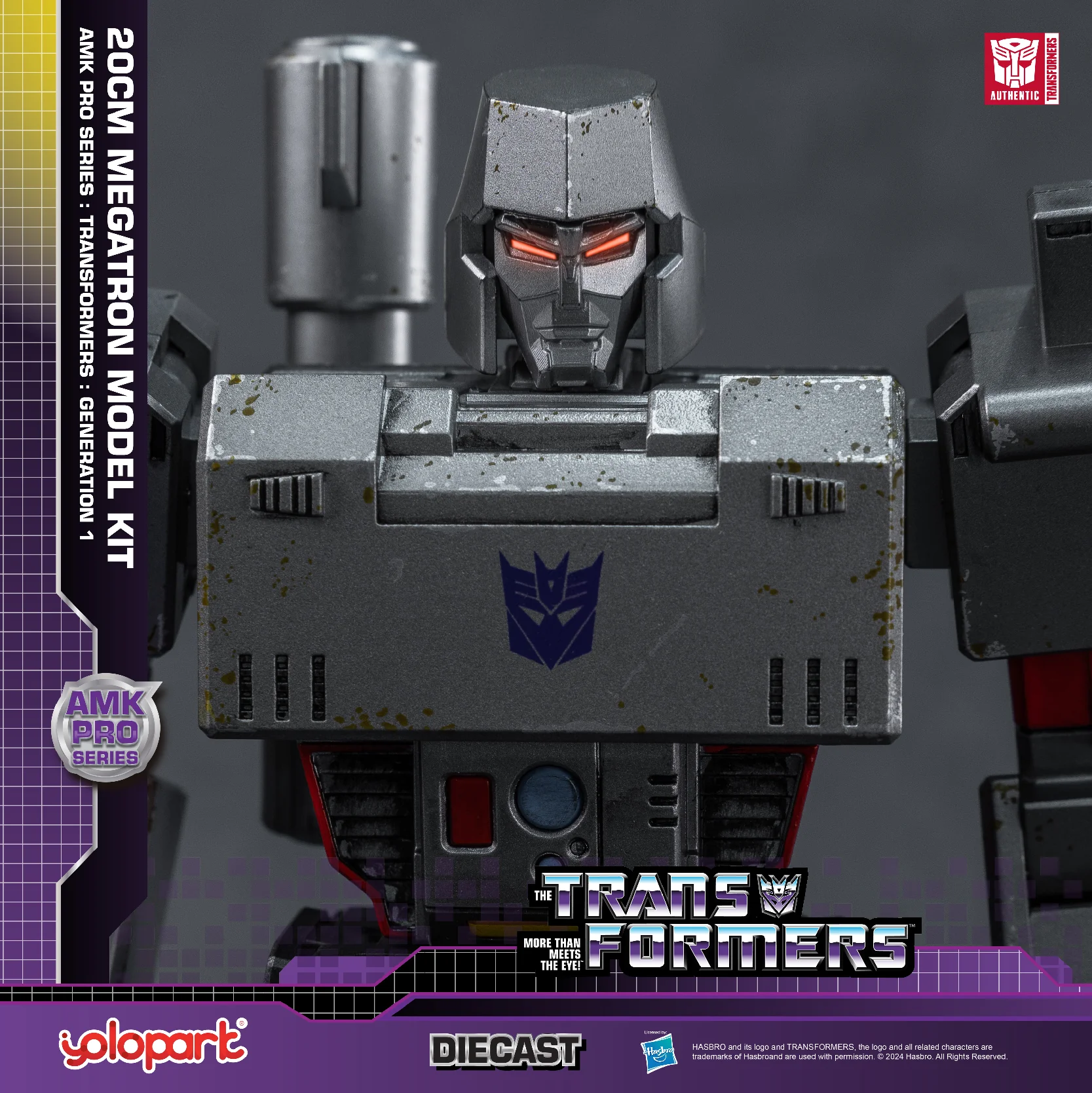 Megatron (20cm) Diecast AMK PRO Series - Transformers Generation One Model kit
