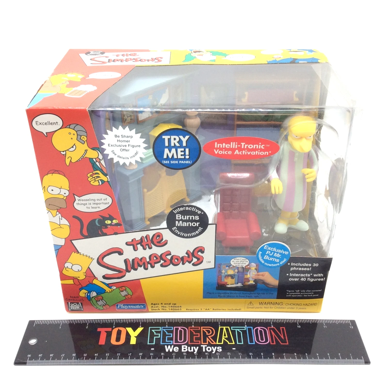 Playmates Los Simpsons BURNS MANOR