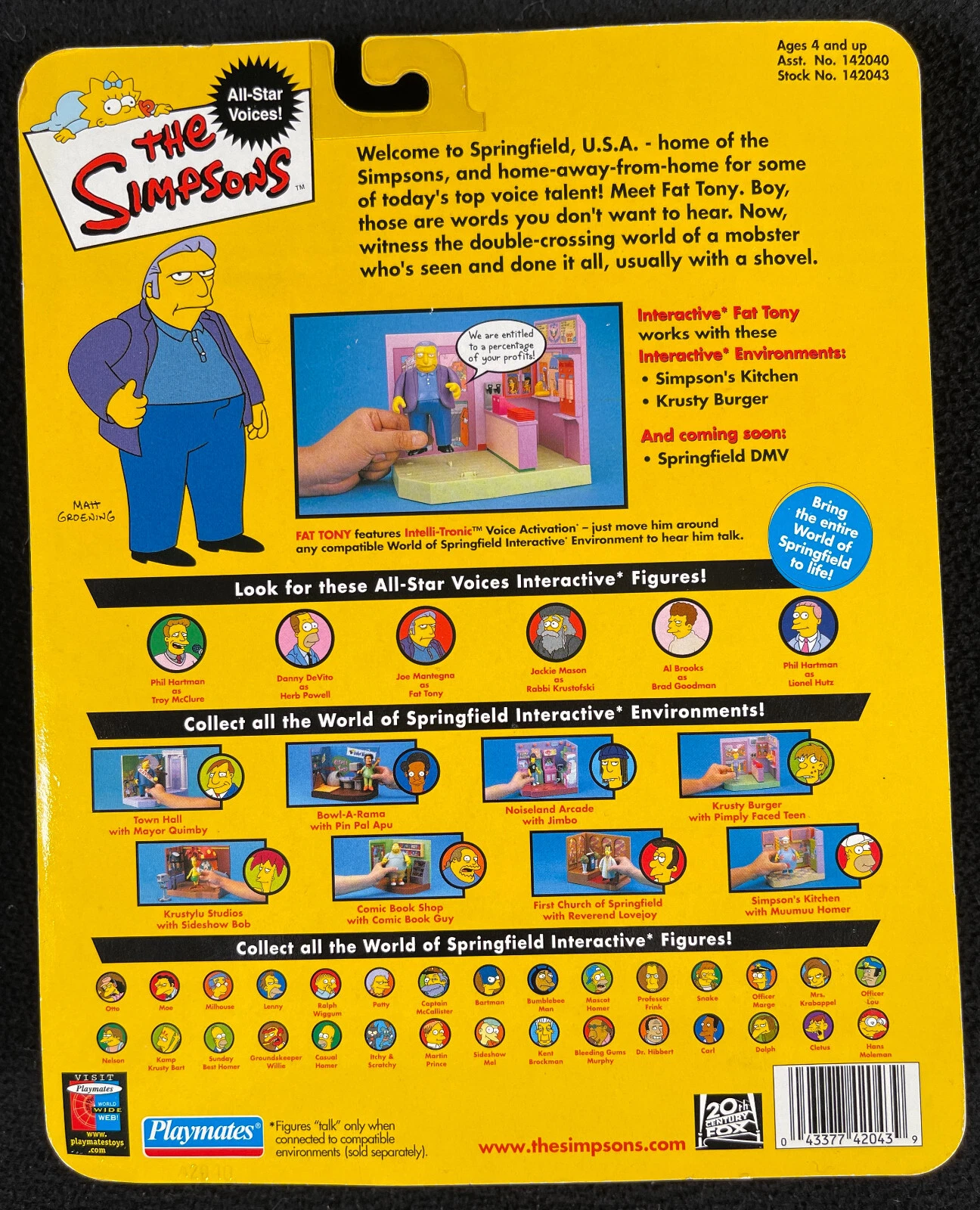 Los Simpsons Fat Tony Playmates