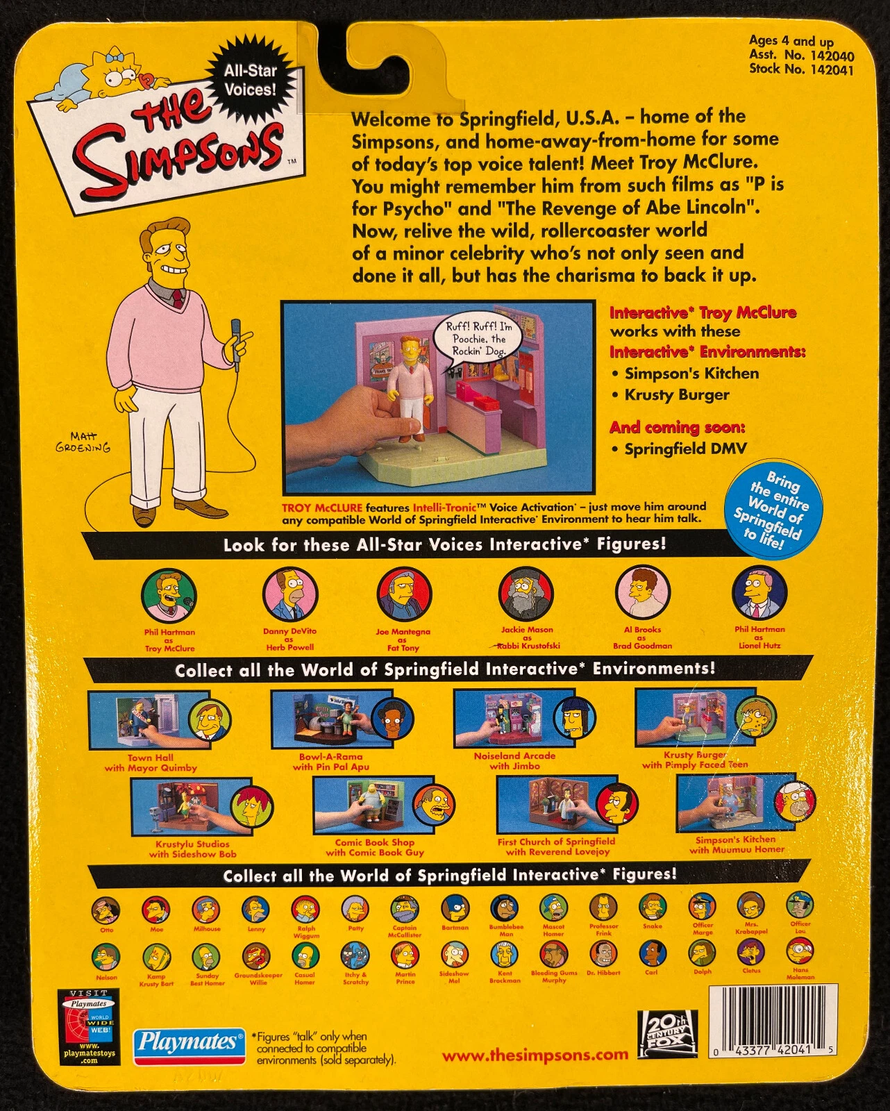 Los Simpsons Troy McClure Playmates