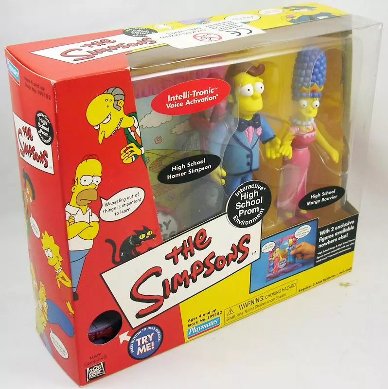 Homero y Marge Baile de Graduación Los Simpsons Playmates