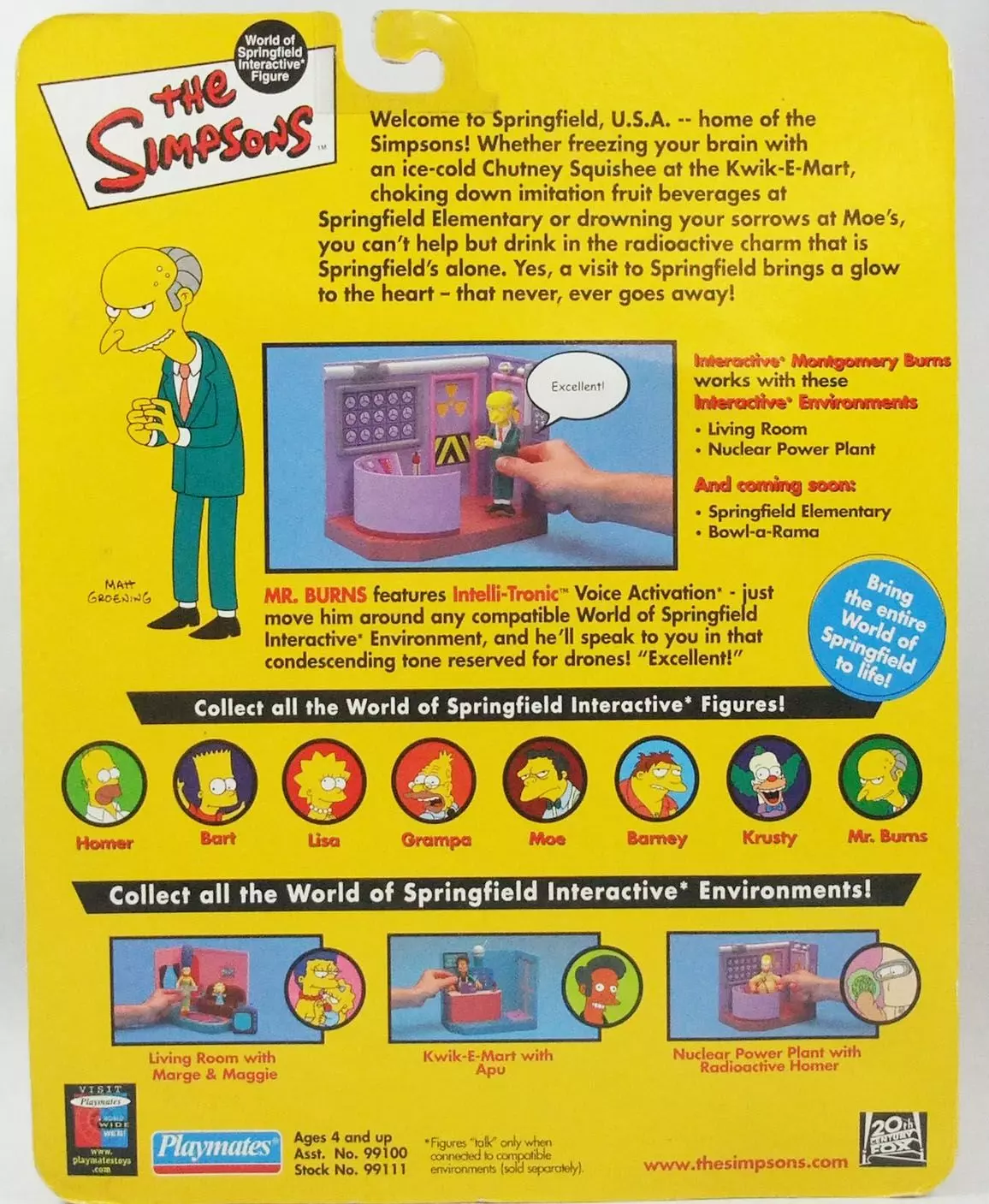 Montgomery Burns Los Simpsons Playmates