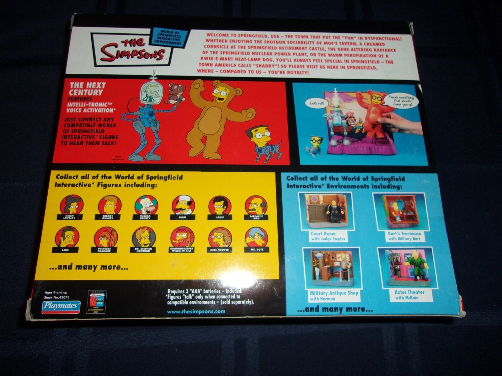 Los Simpsons THE NEXT CENTURY BURNS Playset